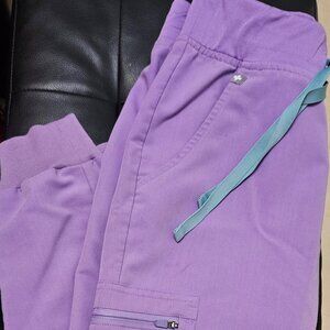 Figs XS lilac dawn joggers
